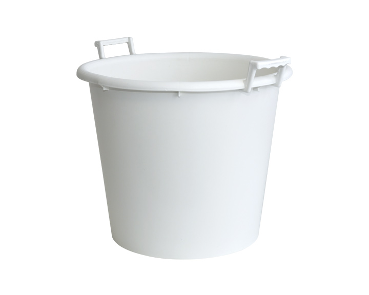 VAT with handels 35l white