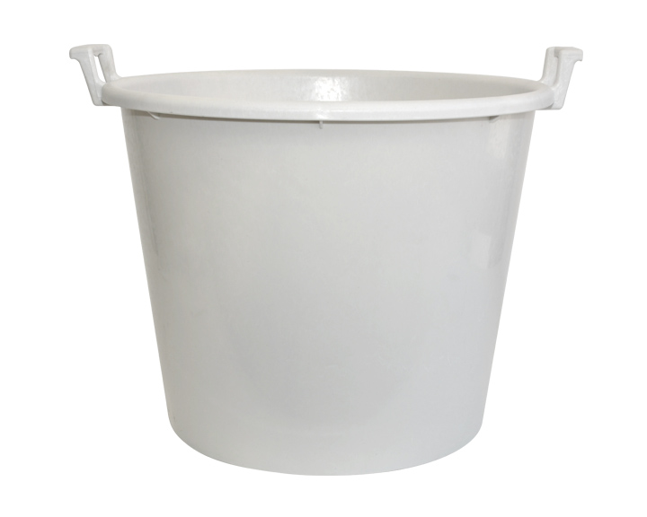 VAT with handels 110l white/burgundy