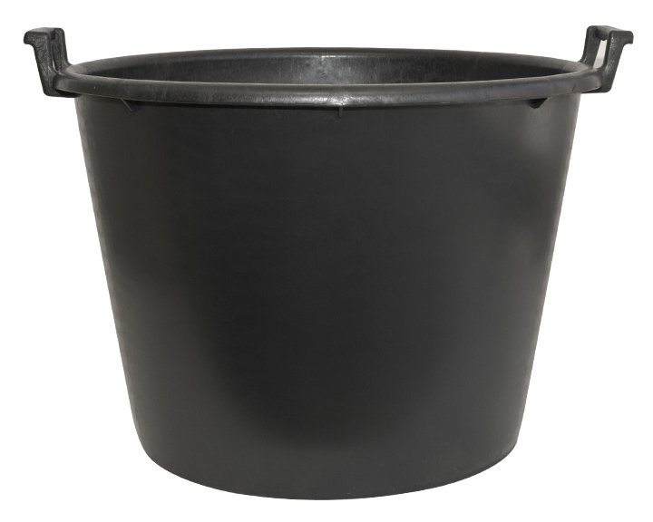 VAT with handels 130l black